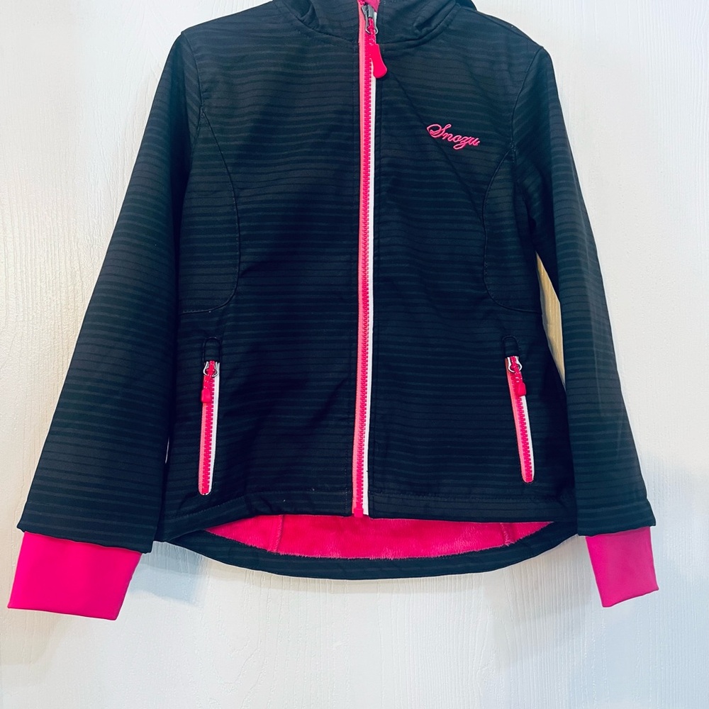 Kids Black and Pink Jacket